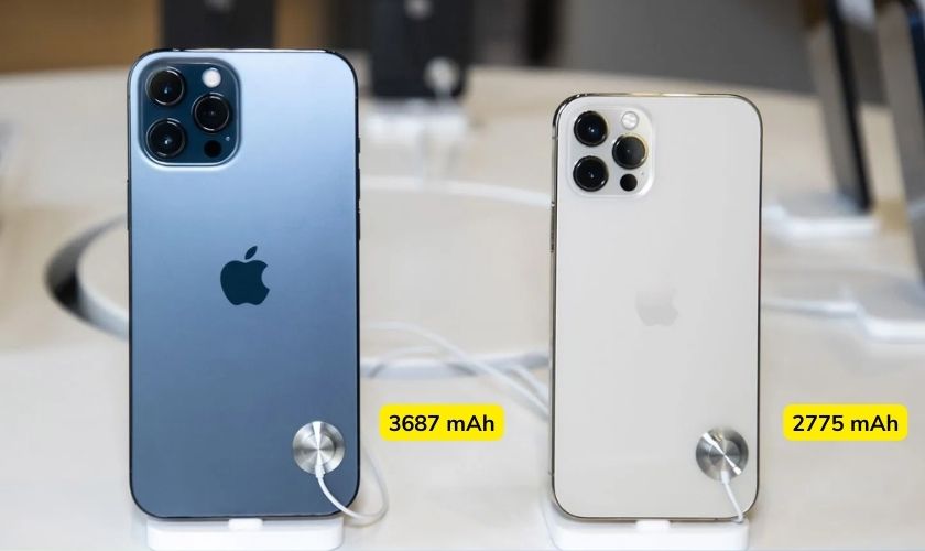 So sánh thời lượng pin và sạc giữa iPhone 12 và 12 Pro Max