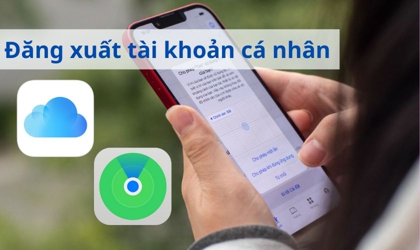 Đăng xuất tài khoản cá nhân