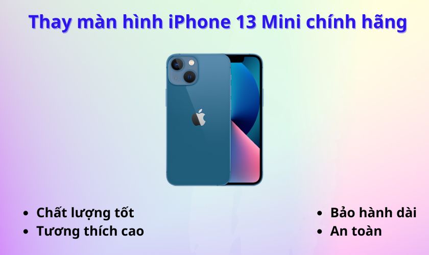 Có nên thay màn hình iPhone 13 Mini chính hãng không?