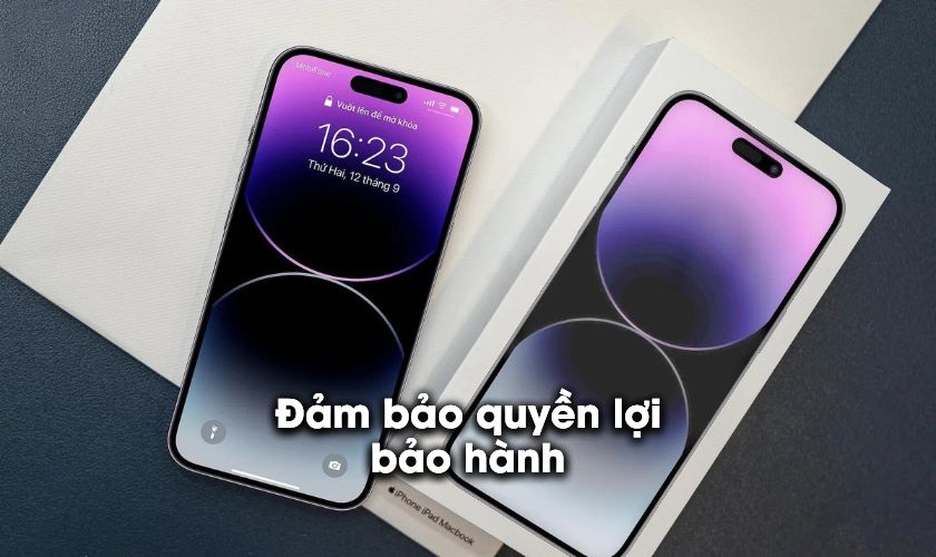 Đảm bảo quyền lợi bảo hành tốt nhất cho khách hàng