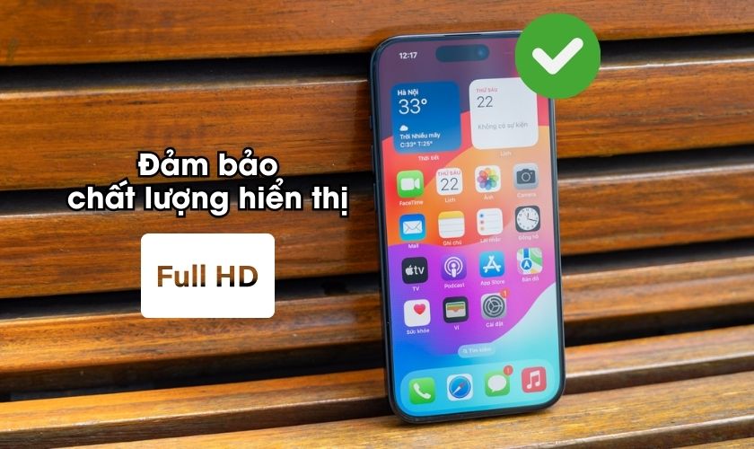 Thay màn hình iPhone 15 Pro chính hãng đảm bảo chất lượng hiển thị tốt nhất