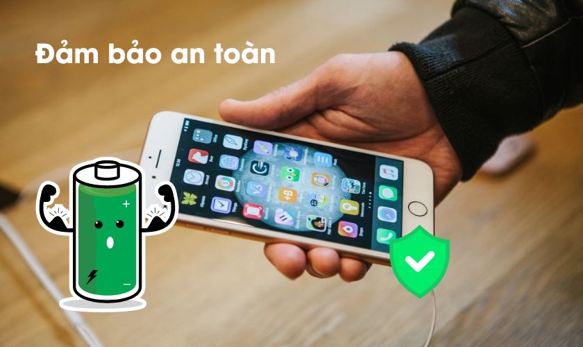 Thay pin iPhone 8 chính hãng đảm bảo an toàn tốt nhất cho người dùng và thiết bị