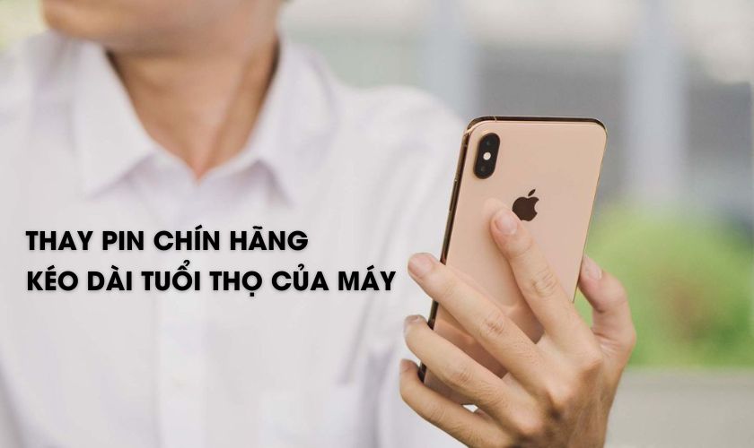 Pin chính hãng giúp kéo dài tuổi thọ của thiết bị