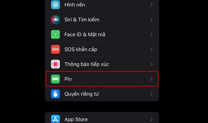 Kiểm tra pin iPhone