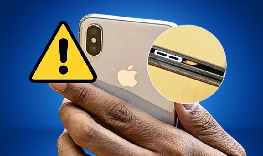 iPhone X bị hở viền màn hình là do đâu?