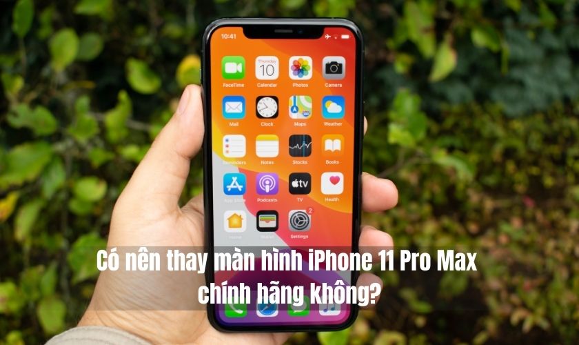 Có nên thay màn hình iPhone 11 Pro Max chính hãng không?