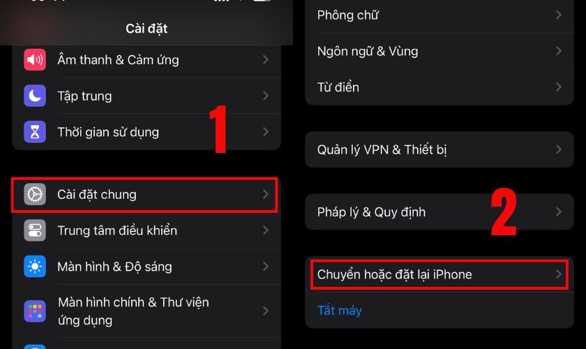 Chuyển dữ liệu từ iPhone sang iPad bằng cách xóa tất cả nội dung và cài đặt