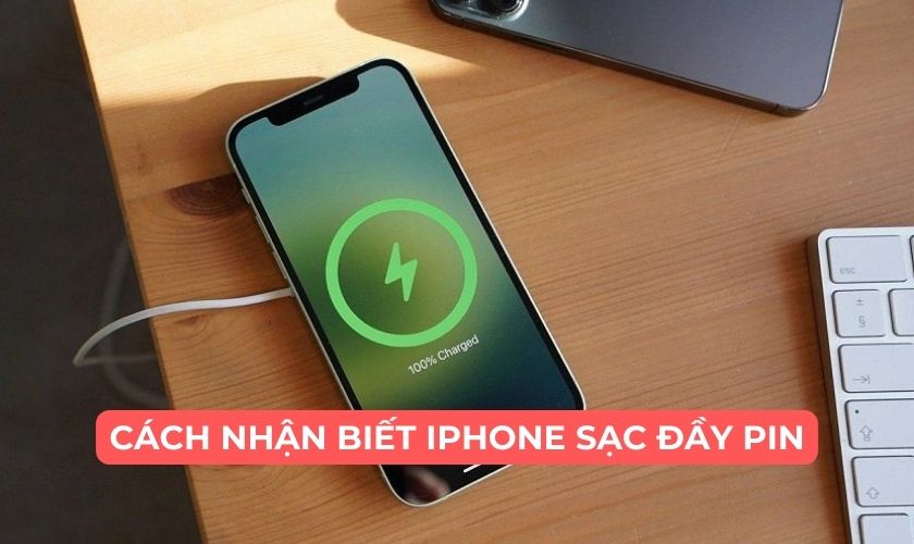 Cách nhận biết iPhone sạc đầy pin đơn giản, hiệu quả