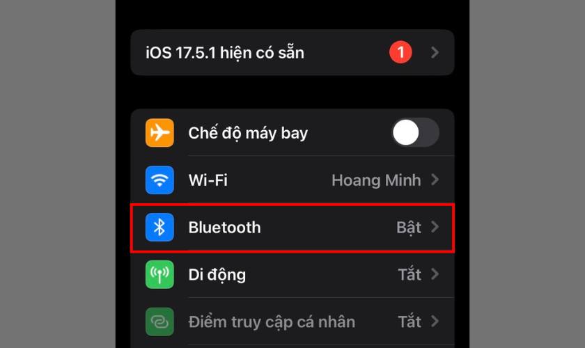 Ngắt kết nối thiết bị âm thanh Bluetooth