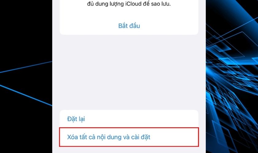 Khôi phục cài đặt gốc khi iPad không cập nhật được iOS