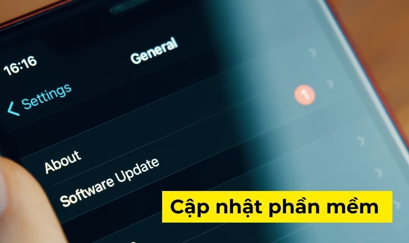 Cập nhật phần mềm iPhone khi bị lên táo rồi tắt liên tục