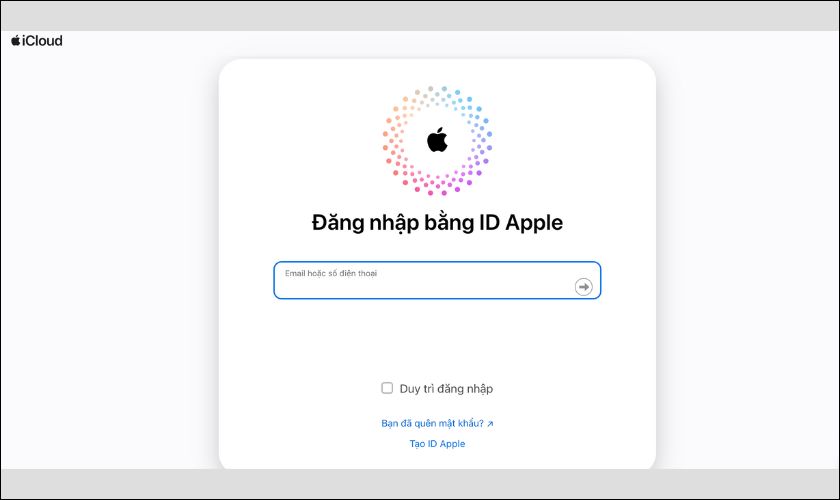 Sử dụng tính năng Find my iPad nếu đã bật trên iPad trước đây