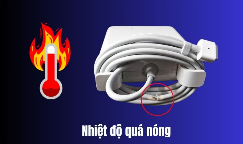 Dây sạc chịu tác động của thời tiết dễ đứt gãy