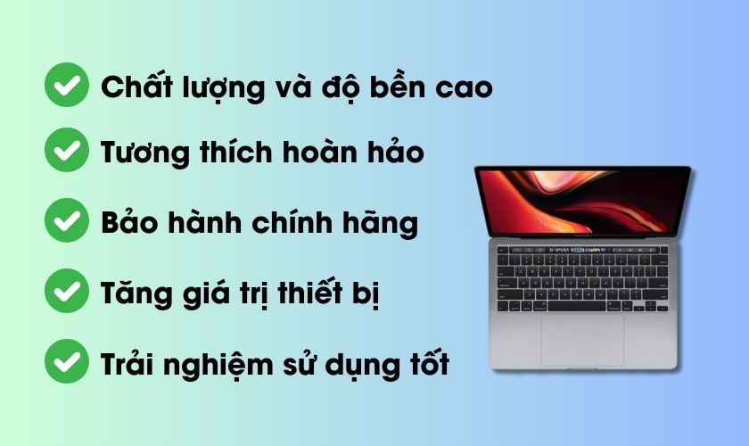 Vì sao nên thay bàn phím Macbook Pro 2020 chính hãng