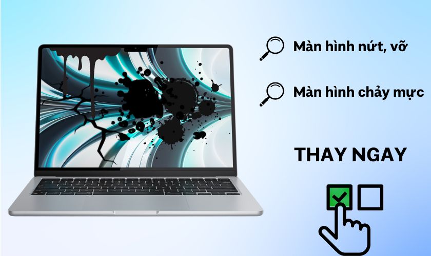 Có nên thay màn hình MacBook Air M2 2022 13 inch chính hãng không?