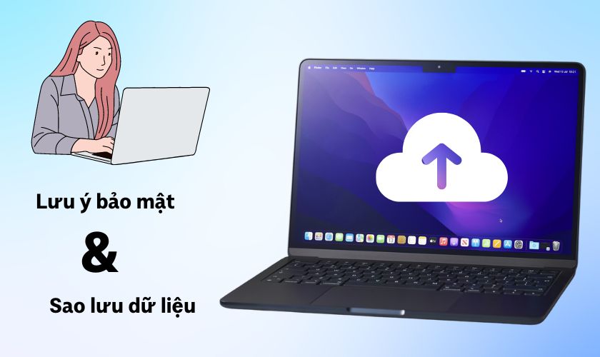 Sao lưu dữ liệu trước khi đi thay màn hình