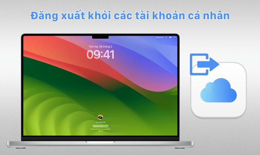 Đăng xuất khỏi các tài khoản cá nhân