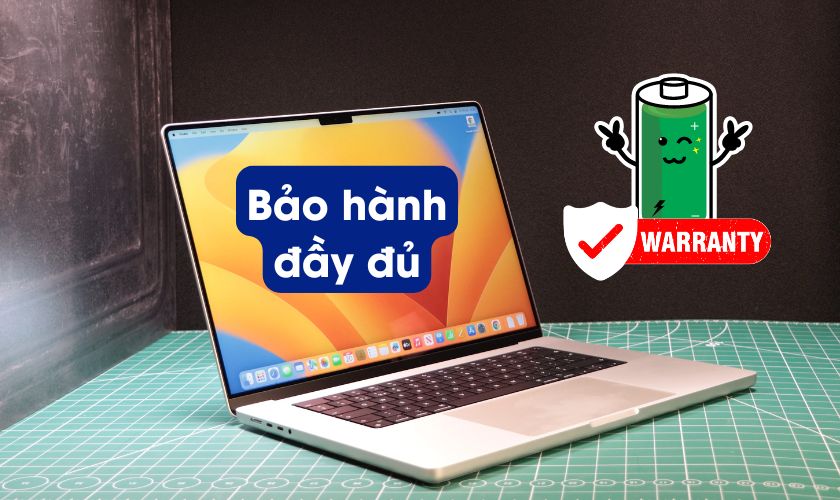 Chọn nơi thay uy tín, có bảo hành sau thay pin MacBook Pro M2 2023 16 inch chính hãng