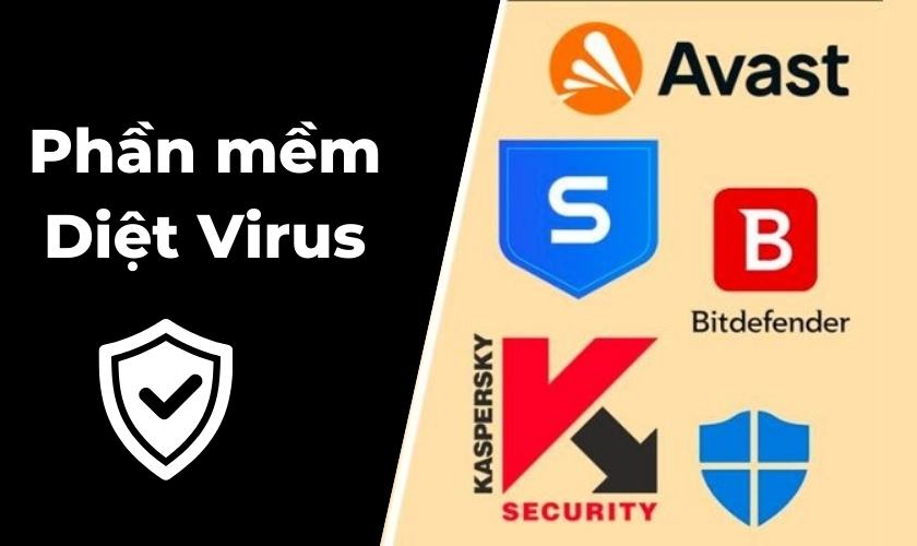 Dùng các phần mềm diệt virus