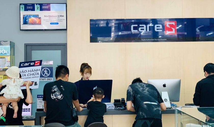 Cam kết khi thay màn hình Macbook Air chính hãng tại CareS