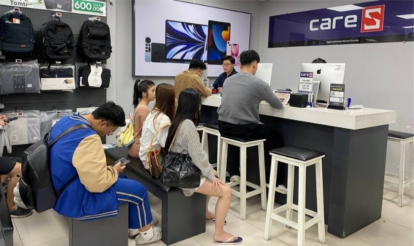 Quy trình thay Camera trước iPhone của CareS