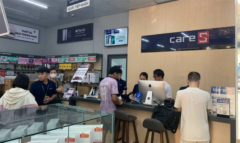 Hệ thống địa chỉ sửa chữa, thay Camera trước iPhone tại CareS