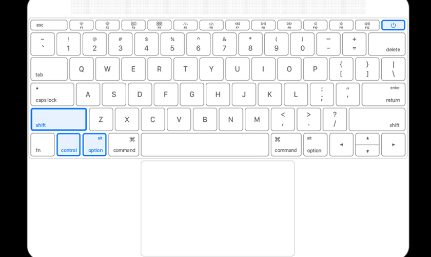 Sửa lỗi Macbook không lên màn hình bằng chế độ SMC