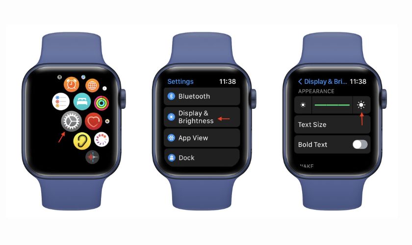 Giảm độ sáng khi apple watch nhanh hết pin