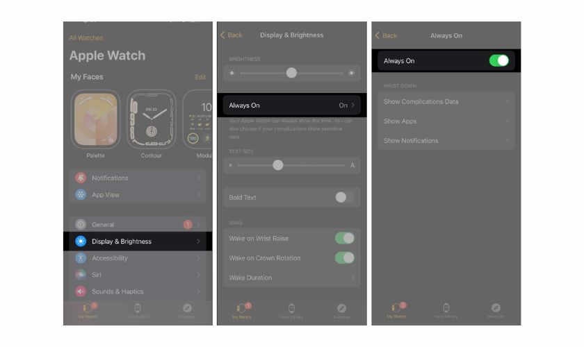 khắc phục apple watch nhanh hết pin trên iphone