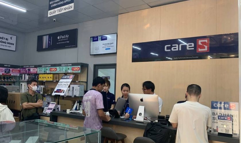 Mang máy tới Apple hoặc các cơ sở sửa chữa