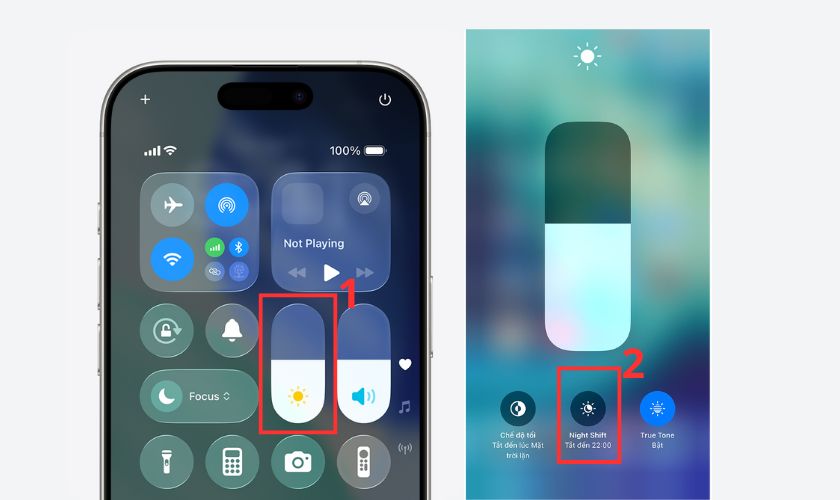 Thiết lập chế độ ban đêm