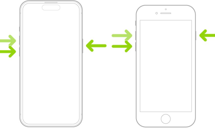 Thử khởi động bằng phím cứng trên iPhone