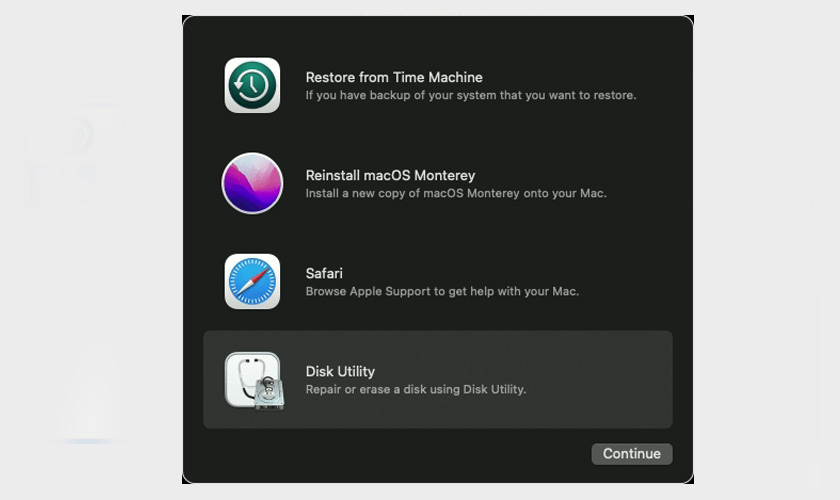 Khôi phục cài đặt gốc macOS