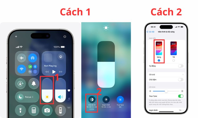 Lỗi ứng dụng/ chế độ Dark Mode