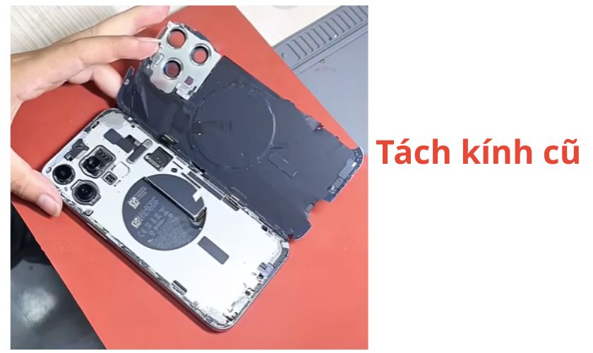 Các bước thay kính lưng iPhone