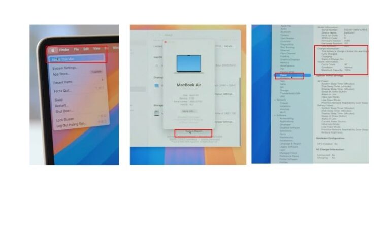 Kiểm tra độ chai pin và số lần sạc pin