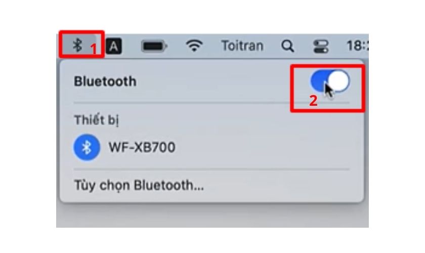 Tắt Bluetooth khi không sử dụng