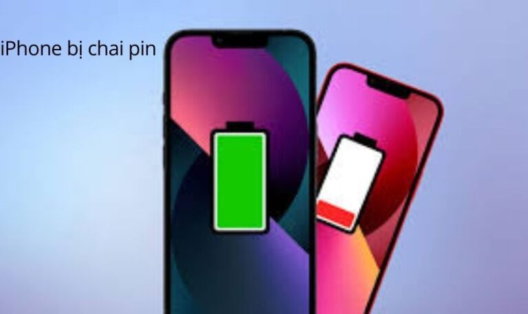 pin iphone bị chai
