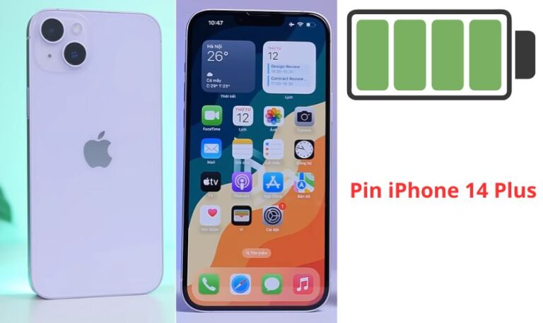 Pin iPhone 14 Plus bao nhiêu mAh