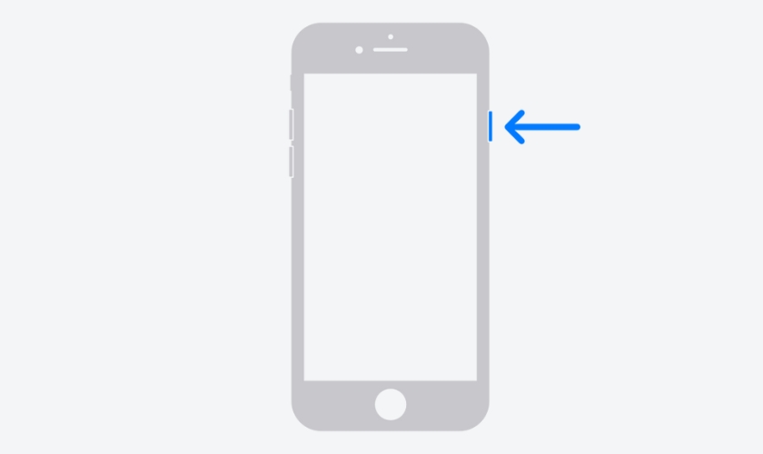 Khởi động lại iPhone 7 Plus