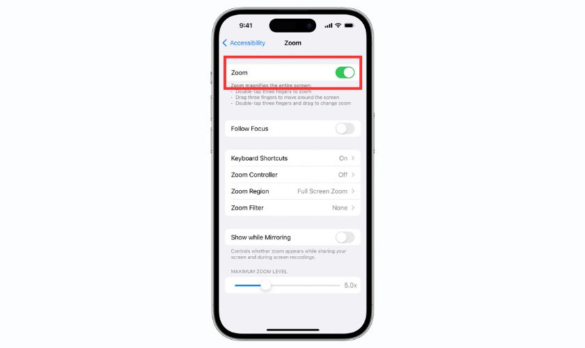 Tổng hợp những cách khắc phục màn hình iPhone bị phóng to