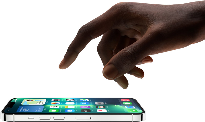 Dấu hiệu màn hình iPhone bị sọc xanh