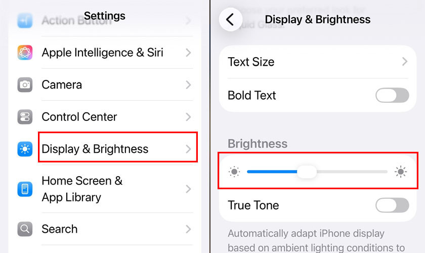 Kiểm tra nhanh & xử lý khi màn hình iPhone chớp nháy