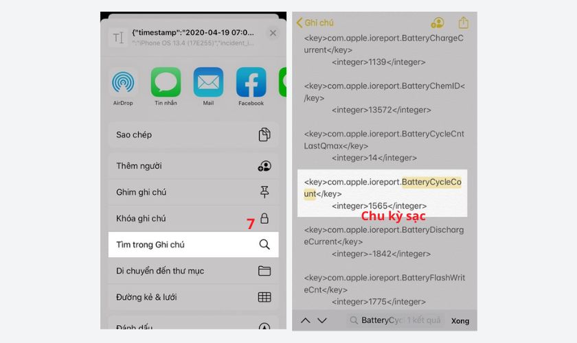 Cách kiểm tra số lần sạc pin