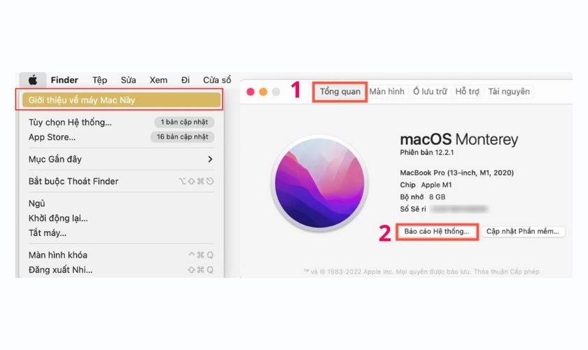 Cách kiểm tra mức độ chai pin của MacBook
