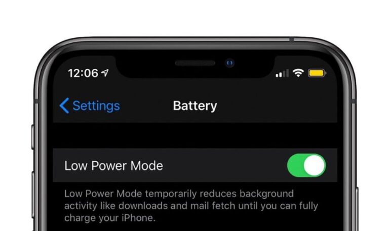 Chế độ tiết kiệm pin iPhone