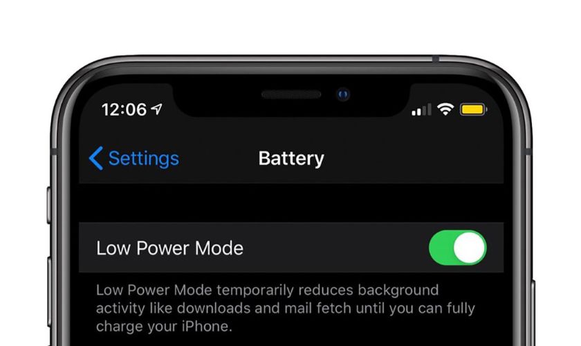 Chế độ tiết kiệm pin iPhone