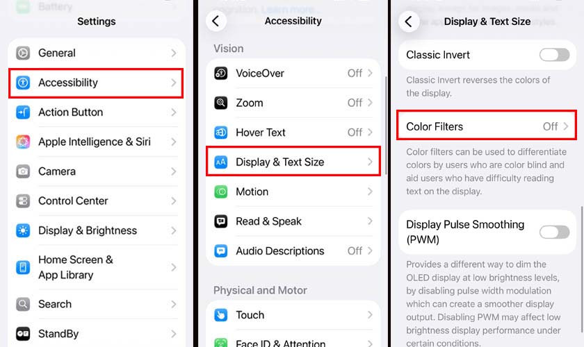 Hướng dẫn cách khắc phục màn hình iPhone bị vàng