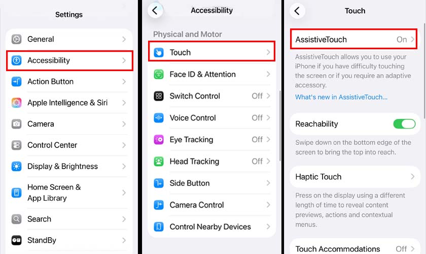 Các cách tắt chấm tròn ở giữa trên iPhone hiệu quả