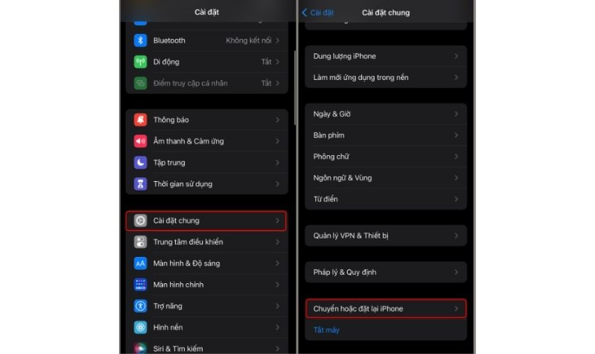 Khắc phục iPhone bị đơ tại nhà bằng cách Khôi phục cài đặt gốc